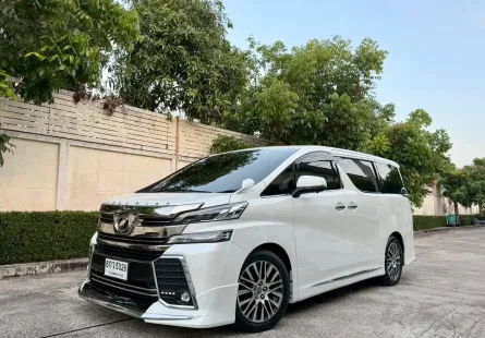 Toyota Vellfire 2.5 2017 รถสวยมือเดียว ไมล์น้อย 