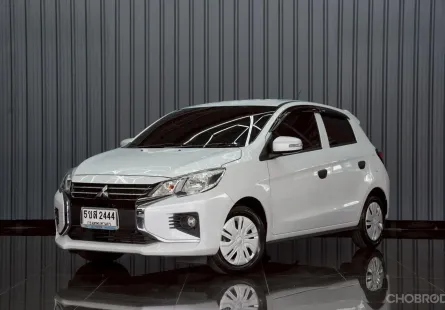 #MITSUBISHI MIRAGE 1.2 ACTIVE CVT AT ปี 2024 สี ขาว ไมล์ 10,000 กม.