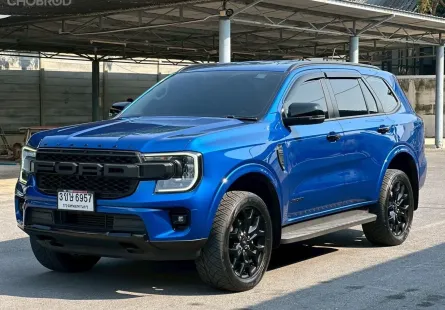 2023 Ford Everest 2.0 Sport SUV รถบ้านมือเดียว ไมล์น้อย แต่งกันกระสุน  1.4 ล้านบาท 