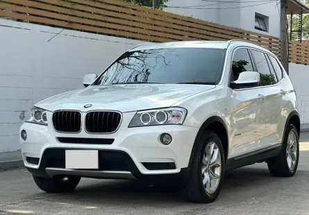 BMW X3 2.0 xDrive20d 2013 รถ SUV สภาพดี ไมล์แท้