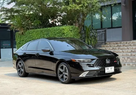 2024 HONDA ACCORD EHEV RS รถมือเดียวออกป้ายแดง รถวิ่งน้อย ประวัติศูนย์ครบ รถไม่เคยมีอุบัติเหตุครับ