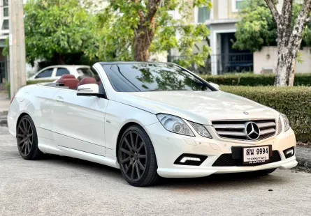 Mercedes Benz E250 Cgi Cabriolet รถสวยตรงปก โทร.0922639576 เอ๋ พร้อมขับ
