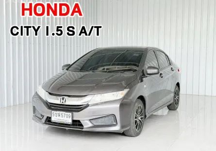  Honda CITY 1.5S i-VTEC รถเก๋ง 4 ประตู ออกรถฟรีดาวน์
