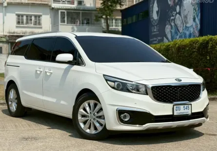 Kia Grand Carnival 2.2 EX ปี 2018 รถตู้ครอบครัว สภาพดีมาก 