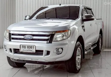 FORD RANGER 2.2 XLT เกียร์AT ปี 2015 สีเทา โฉม HI-RIDER DOUBLE CAB
