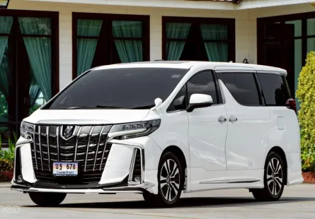 ไมล์เพียง 20,000 กม. ปี 2023 Toyota ALPHARD 2.5 รถตู้/MPV ออกรถ 0 บาท