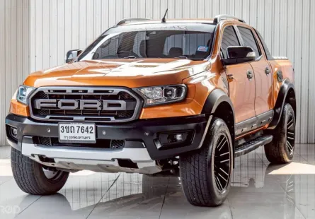 FORD RANGER 3.2 WILDTRAK 4WD ปี 2018 สีส้ม โฉม DOUBLE CAB