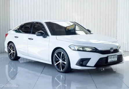 HONDA CIVIC, 2.0 e:HEV RS ปี 2022 สีขาว โฉม FE ปี21-ปัจจุบัน