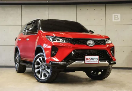 2021 Toyota FORTUNER 2.4 Legender (Black top) 4WD SUV AT ไมล์แท้ 8 หมื่น มือแรกจากป้ายแดง B1841