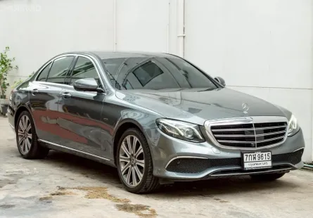 2018 Mercedes-Benz E-Class 2.0 E350e รถเก๋ง 4 ประตู รถสภาพดี มีประกัน 