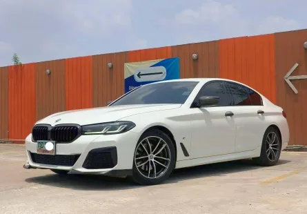 BMW 520d M sport Lci Top ปี 2021 แท้ สีขาว 