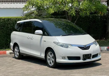 Toyota Estima 2.4 ปี 2007 เครื่องยนต์ ไฮบริท ขาวมุก