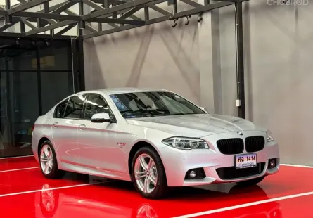 2015 BMW 525D MSPORT LCI รถมือเดียวออกป้ายแดง รถวิ่งน้อย เข้าศูนย์ทุกระยะ รถไม่เคยมีอุบัติเหตุครับ