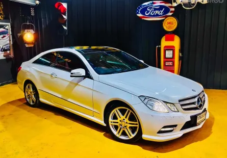 2013 Mercedes-Benz E-Class 2.0 E200 CGI รถเก๋ง 2 ประตู รถบ้านมือเดียว. 