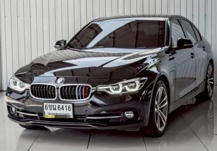 BMW SERIES 3, 330e SPORT ปี 2018 สีดำ โฉม F30 ปี12-20