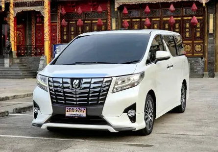 2018 Toyota ALPHARD 3.5 รถตู้/MPV รถบ้านแท้ ไมล์น้อย 80,000 km 