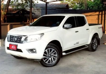 NISSAN NAVARA NP300 2.5 สี่ประตู CALIBRE EL TOP A/T ปี2017(แท้) สีขาว