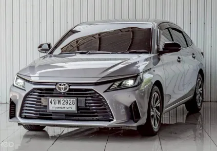 TOYOTA YARIS ATIV, 1.2 PREMIUM LUXURY ปี 2023 สีเทา โฉม ปี22-ปัจจุบัน