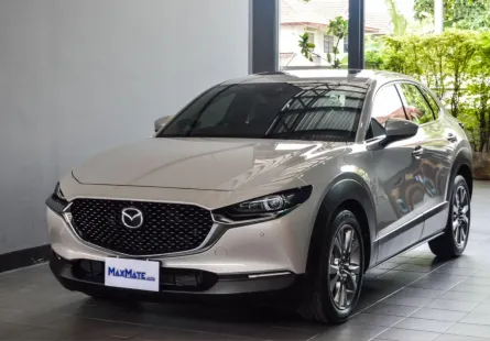 MAZDA CX-30 2.0 SP 6AT ปี 2022 สีเบจ Platinum Quartz เดิมทั้งคัน