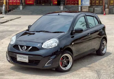 Nissan MARCH 1.2 2018 รถบ้านมือเดียว ไมล์น้อย 