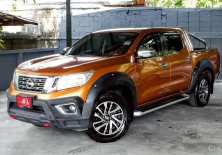 NISSAN NAVARA NP300 2.5 สี่ประตู CALIBRE EL TOP A/T ปี2017 สีส้ม