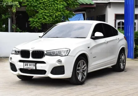 BMW X4 2.0d M Sport  ปี 2016 สีขาว🤍วิ่ง 160,xxx km เครื่องยนต์ดีเซล 2,000 CC