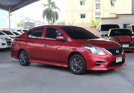 NISSAN ALMERA 1.2 E SPORTECH ปี 2016 AUTO สีแดง 
