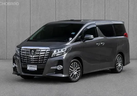 2016 Toyota ALPHARD 2.5 รถตู้/MPV ฟรีดาวน์ รถสวย ไมล์แท้  