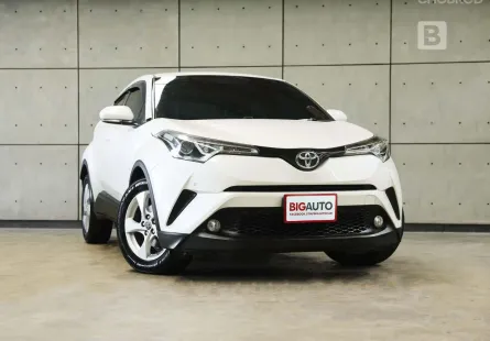 2018 Toyota C-HR 1.8 Mid SUV AT ไมล์แท้ 5 หมื่น (Full Option) สีขาวมุก White Pearl Crystal B1251