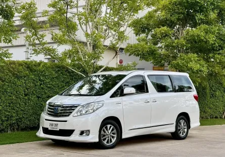 2013 Toyota ALPHARD 2.4 HYBRID รถตู้/MPV รถบ้านมือเดียว ไมล์น้อย  