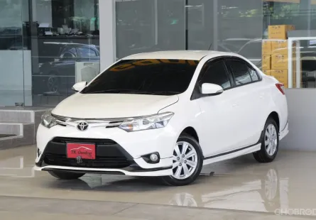 Toyota VIOS 1.5 G ปี2015 รถบ้านมือเดียว ไมล์น้อยเข้าศูนย์ตลอด สวยเดิมทั้งคัน ไม่เคยติดแก๊ส ออกรถ0บาท
