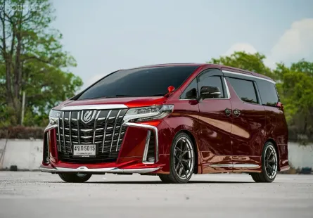 Toyota Alphard 2.5 SC Package ปี 2021 สีแดงสะดุดตา ภายในกว้าง เบาะมิกกี้เม้าส์ นั่งสบาย