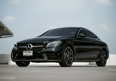 Benz C200 Coupé AMG ปี 2019 คูเป้ยอดฮิต รถบ้าน มือเดียว ป้ายแดง