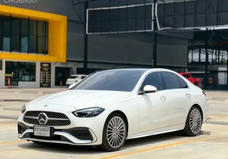 2022 Mercedes-Benz C-Class 2.0 C220d รถเก๋ง 4 ประตู รถบ้านแท้ ไมล์น้อย มือเดียวป้ายแดง  