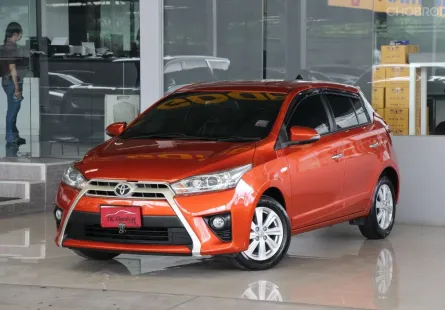 Toyota YARIS 1.2 G ปี 2015 รถบ้านแท้ๆ ไมล์แท้8x,xxxโล ไม่เคยติดแก๊ส สวยเดิมทั้งคัน ออกรถ0บาท