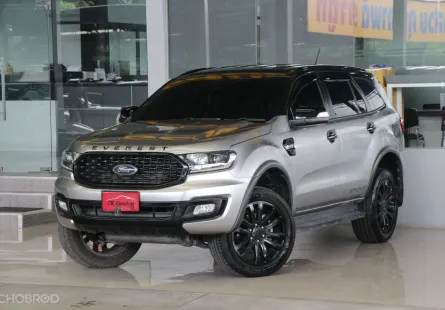 Ford Everest 2.0 Sport ปี 2022 ไมล์แท้ 4x,xxx โล รถบ้านมือเดียว เข้าศูนย์ตลอด สวยเดิมทั้งคัน ฟรีดาวน