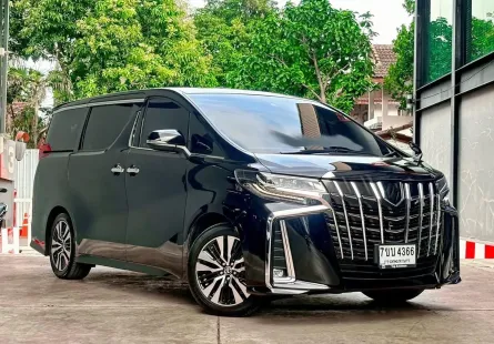 2021 Toyota ALPHARD 2.5 รถตู้/MPV รถบ้านแท้ ไมล์น้อย  