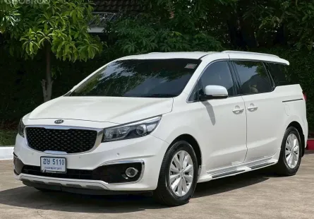 2017 Kia Grand Carnival 2.2 EX รถตู้/MPV รถบ้านมือเดียว ไมล์น้อย  