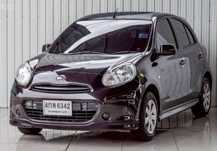 NISSAN MARCH 1.2 V ปี 2012 สีม่วง โฉม ปี10-ปัจจุบัน