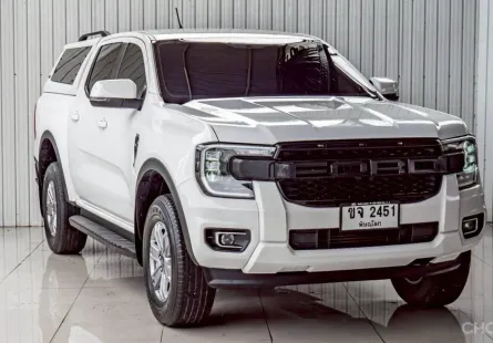 FORD RANGER 2.0 XLS ปี 2024 สีขาว โฉม HI-RIDER DOUBLE CAB