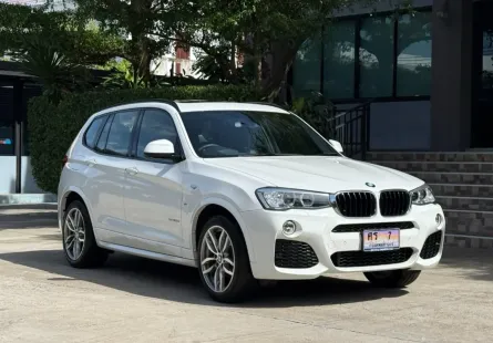 2017 BMW X3 20D MSPORT LCI รถออกศูนย์ BMW THAILAND รถวิ่งน้อย เข้าศูนย์ตามระยะ รถไม่มีอุบัติเหตุครับ
