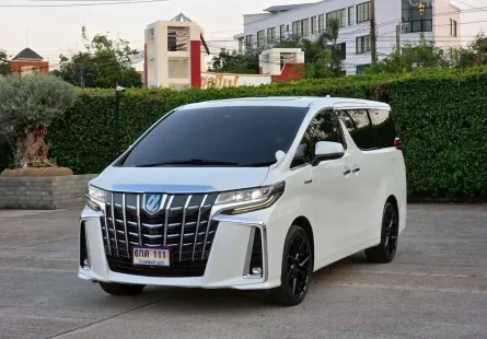 2020 Toyota ALPHARD 2.5 HYBRID รถตู้/MPV ออกรถง่าย รถสวย ไมล์น้อย 70,000 km.