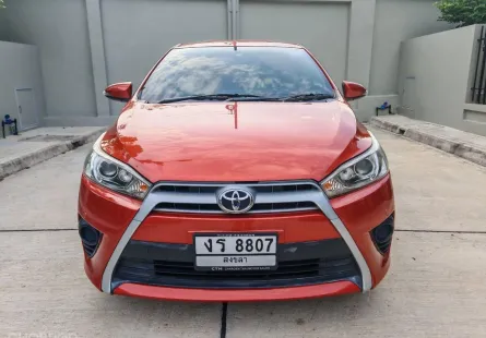 2014  YARIS 1.2 G ตัวTOP เบาะหนังแท้ รถบ้านแท้ ไม่ชนหนัก ไม่จมน้ำ ไม่แก๊ส