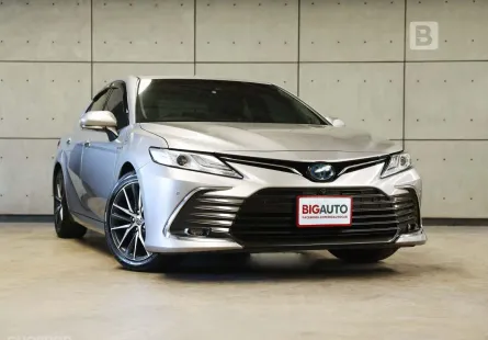 2022 Toyota CAMRY 2.5 HEV Premium Luxury Sedan AT ไมล์แท้ 6 หมื่น รับประกันตัวรถ 5ปี 150,000KM B9037