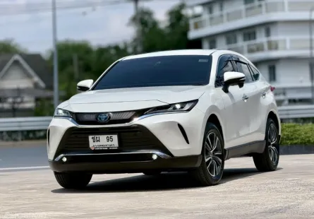 2021 TOYOTA HARRIER, 2.5 HYBRID G โฉม ปี20-ปัจจุบัน สีขาว เครื่องเบนซิน/ไฮบริด ไมล์แท้ คู่มือครบ