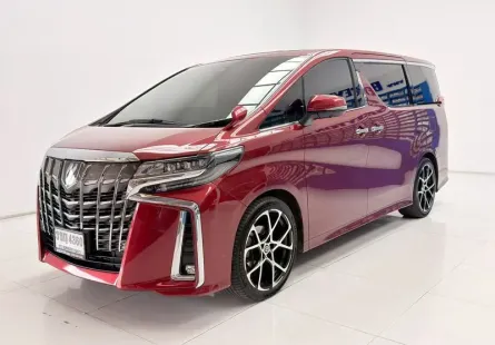 2021จด2022 Toyota Alphard 2.5 Sc Package สีแดง