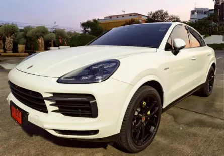 Porsche Cayenne 3.0 E-Hybrid Coupe 2021 สีขาว มือเดียว ไมล์น้อย 