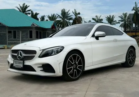 2021จด2022 Benz C200 Coupe Amg Dynamic W205 สีขาว