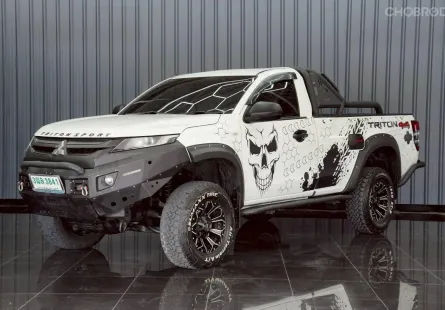 MITSUBISHI TRITON SINGLE 2.4 GL 4WD MT ปี 2022 จด 2023 สี ขาว