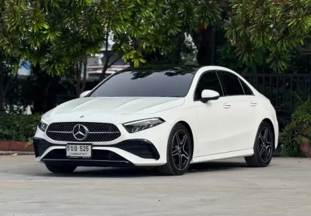 2024 Mercedes-Benz A-Class 1.3 A200 รถเก๋ง 4 ประตู รถบ้านมือเดียว ไมล์น้อย  